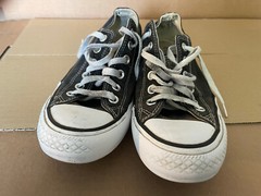 Converse Chucks All Star -Black/Black- (US 5.5/EUR 38) CONVERSE Used/Stained