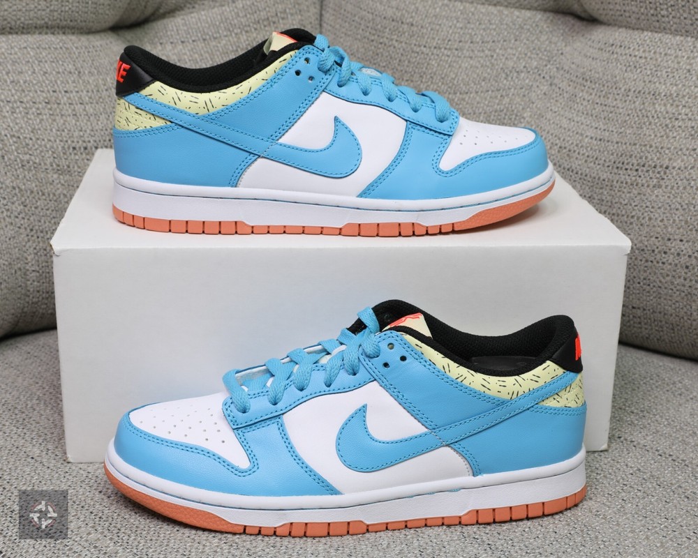 Nike Dunk Low Kyrie Irving Blue Athletic Shoes Youth Size 5Y-7Y (DN4179-400)