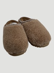 UGG Tasman Maxi Curly Kid’s Size 6 Chestnut Casual Slippers NIB