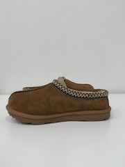Ugg Tasman II Slippers Chestnut Brown Suede Slip-On Kids Size 6 Brand New