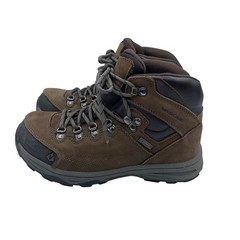 Vasque Waterproof Hiking Boots Brown Suede Leather Childrens 4