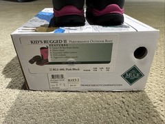 MUCK BOOT COMPANY Kids Rugged II Pink/Black Boot (RG2-400-PNC)