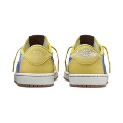 Jordan 1 Retro Low OG SP Travis Scott Canary PS DZ5909-700 Kids’s Size