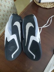 Nike Basketball Air Zoom Crossover Sneakers White Gold Size 5.5Y