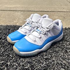 Jordan 11 Retro Low Columbia Blue (7Y size, 7 men’s, 8.5 women’s)