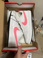 Size 5.5Y / 7W – Nike Court Borough Low 2-White Light Citron (GS)