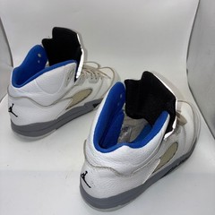 Jordan 5 Retro Stealth 2.0 White Hyper Royal Grey 440889-140 Kids Size 3Y