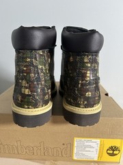 Timberland Junior’s 6 in Classic Green/Tan #20967 5.5 Camo Plaid
