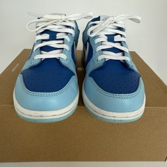 Nike Dunk Low GS „Worn Blue“ DV2635-400 Size 2.5Y Light Blue Royal White