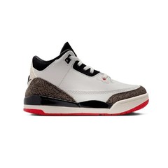 Little Kid’s Jordan 3 Retro „World’s Best Dad“ Sail/Blk-U Rd (DM0966 103)