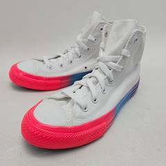 Converse Chuck Taylor All Star High Top White Neon Pink Blue Gradient 664196F 5Y