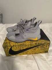 Nike PG 2.5 PlayStation GS Wolf Grey Multicolor 5Y Kids Basketball Sneakers