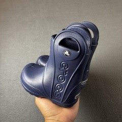 Crocs Kids Blue Handle it Rain Boots US Toddler’s Size C6 Slip-On Toddler 6