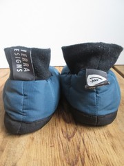 Sierra Designs Puffy Down BOOTIES Small (12 / 13) Unisex Youth Kids Teal Blue