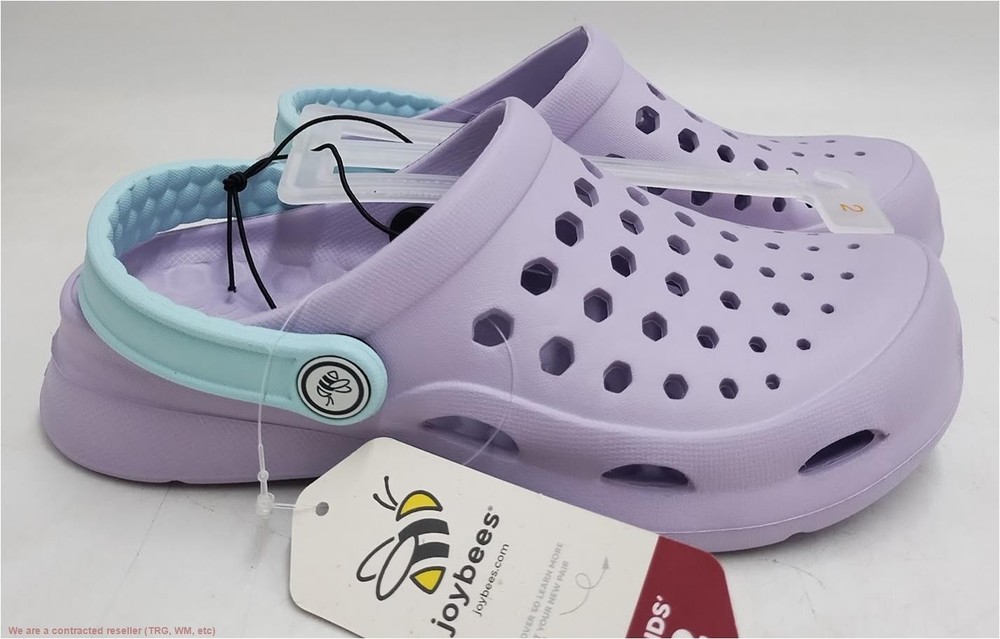 Girls‘ Dylan Slip-On Clogs – Sky Blue/Lilac Purple 2 *SEE DEAL!!!*