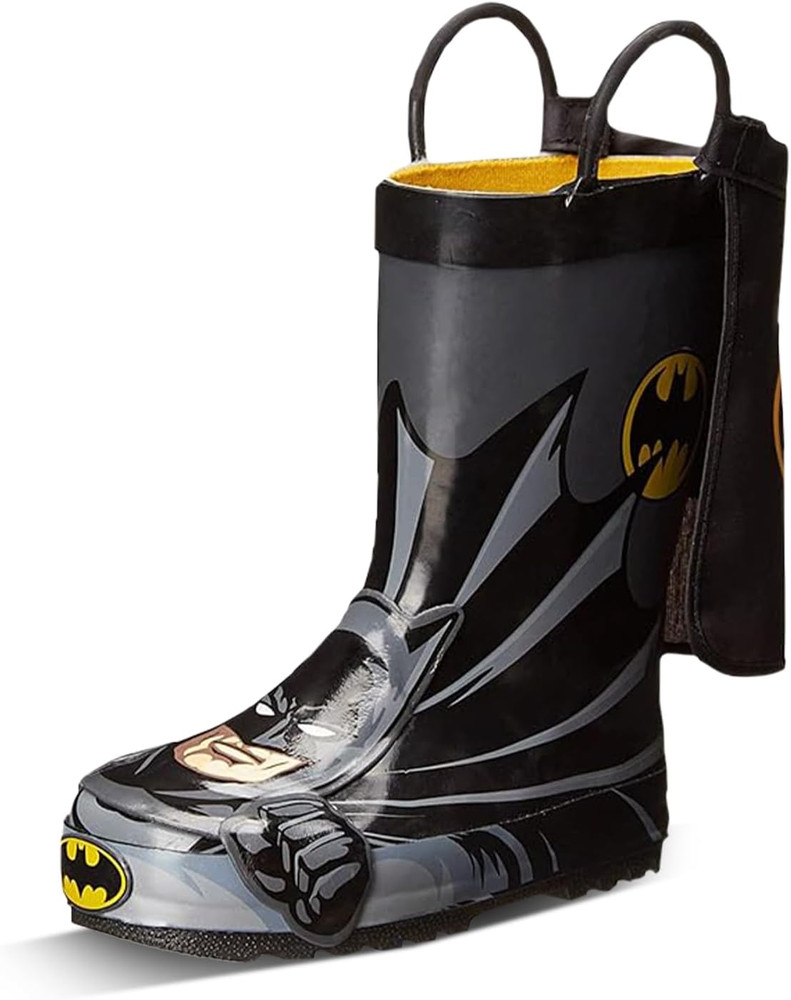 Rain Boots with Pull on Handles for Toddlers and Kids – Premium Waterproof Boots