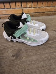 Size 3 – Nike Giannis Immortality 2 Low White mint green black EUC