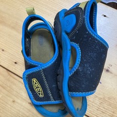 Keen Knotch River 7 Open Toe Sandal Black Turquoise Support Waterproof Hook &Loo
