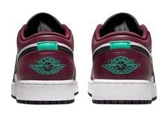Big Kid’s Jordan 1 Low SE Dark Beetroot/Black-Roma Green (DM0589 635)
