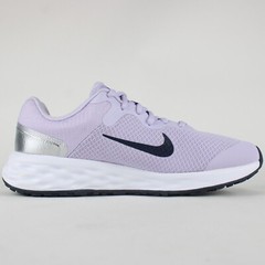 Nike Revolution 6 Big Kids Size 7Y Running Shoes Gray Silver DD1096 500 New