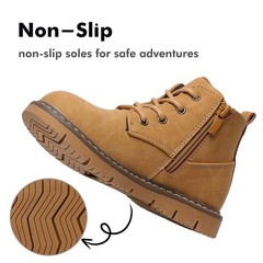 Boys Boots Work Boots Outdoor Casual Side Zipper Ankle Shoes(/Little Kid/Big …