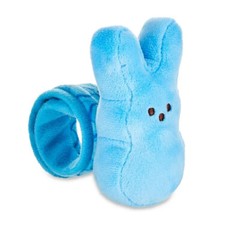 Peeps Slippers Easter Peep Slipper Blue Slipper with Wrist Bunny Plush Slipper