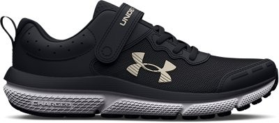 Under Armour Girls‘ Pre-School UA Assert 10 Alternate Closure Running Shoes Blac