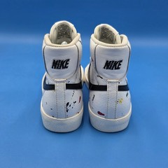 Nike Blazer Mid 77 BB (GS) Shoes White Paint Splatter DJ2618-100 Youth Size 6.5Y