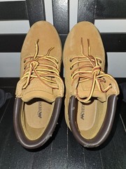 Mountain Gear Ankle High Work Boots – Wheat Brown – Sz 5.5Y/7W (330132-19B)