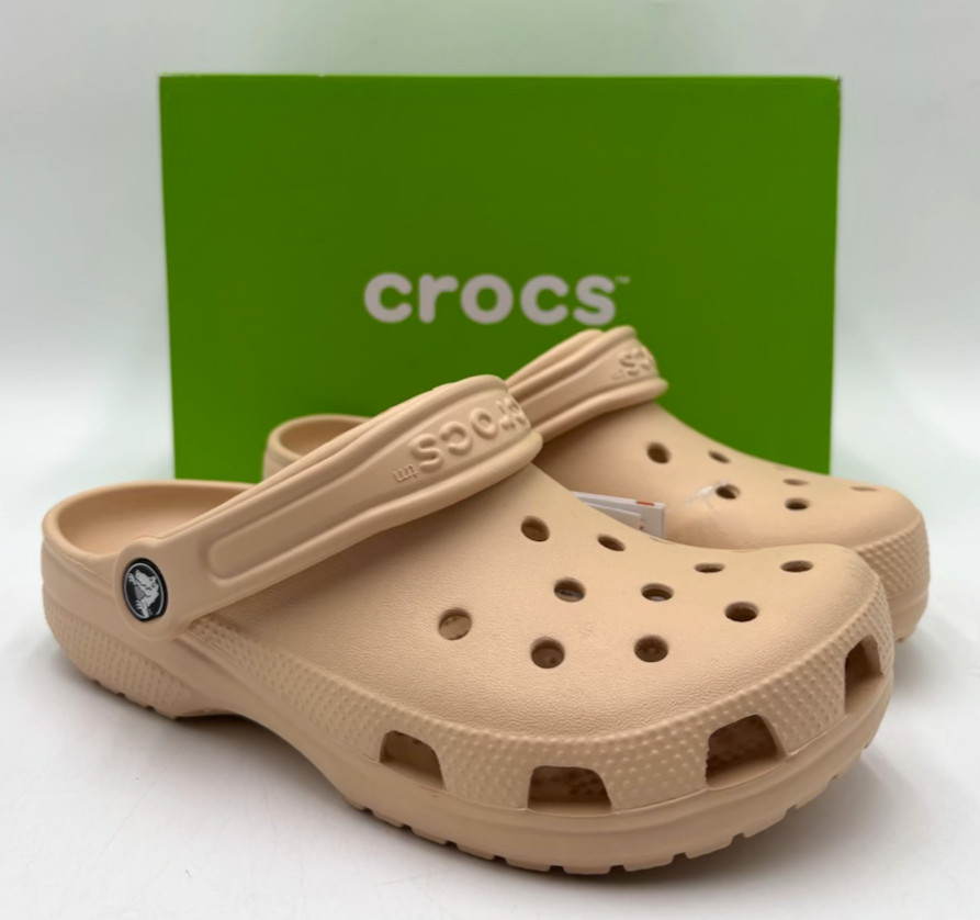 Crocs CLASSIC SHITAKE Kids‘ NEW Clog Beige Multiple Sizes
