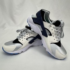 Nike Huarache Run GS Black White Grey Navy Blue 654275-119 Youth Size 6Y