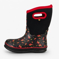 Bogs Lightning Rain Boots Boys Kids Size 2 Waterproof Insulated Rain Snow Mud