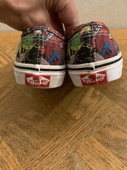 VANS X Marvel Comics Female Superheros Canvas Skate Shoe Unisex Kids Size 3
