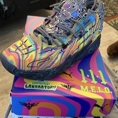 PUMA MB.03 Dexter’s Laboratory Unisex Kids Basketball Sneakers Multicolor 5.5