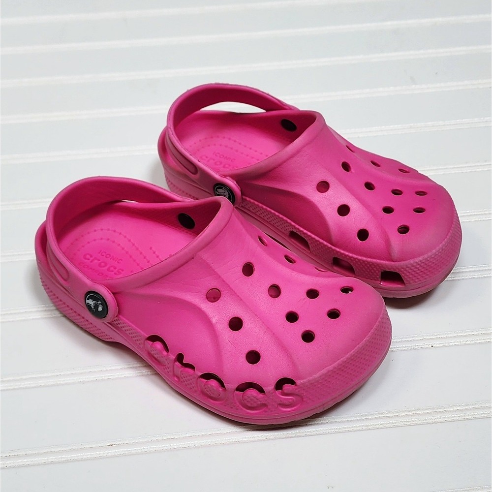 Crocs Kids Baya Pink Clogs/Sandals