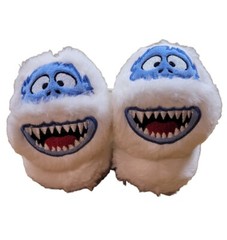 Children Size 4 ABOMINABLE SNOWMAN Slippers (MSRP $14.98), Christmas Theme, New
