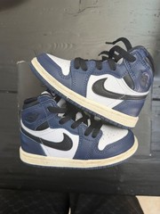 Jordan 1 Retro High OG Midnight Navy TD Size 8C Pre-Owned