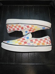 Vans – Off the Wall Multicolor Checkerboard Shoes/Sneakers – Sz 5M/6.5W (500714)