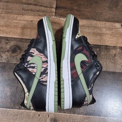 Nike Dunk Low SE GS Black Multi-Camo Kids 6Y Youth Boys DB1909-001