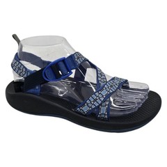 Chaco Kids 5 Waterproof Outdoor Hiking Strappy Sandals Strap Back Blue Black
