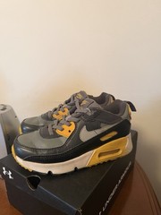 Nike Air Max 90 EasyOn HF6357-004 Kids Multicolor Athletic Shoes Size 13C