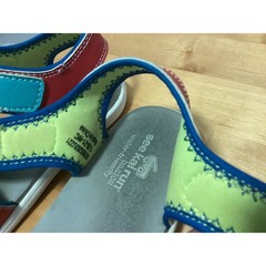 See Kai Run Basics Water Friendly Sandals Kids 11 Red Blue Colorblock Strappy