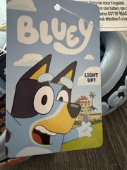 Disney Bluey & Bingo Slip On Clogs Light Up!! Boys Or Girls Toddler Size 7 NEW