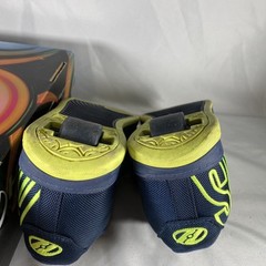 Heelys Boys HE10052H Wheeled Navy Blue Bright Yellow Skate Shoes Size 5 Youth