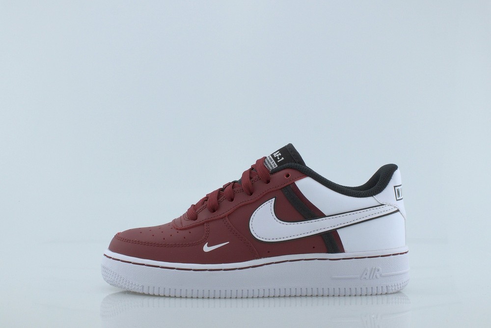 NIKE AIR FORCE 1 LV8 2 GS Team Red EU 36.5 US 4.5Y PRM ’07 SE TRAINERS RED WHITE