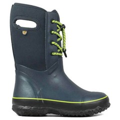 Bogs Kids‘ Boots Arcata Lace Snow, Navy, Size 1 (72442-410-010)