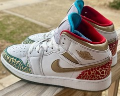 Size 4.5 (GS) – Jordan 1 Mid NC To Chi 2023; FB2212-100