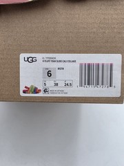 Size 6 – UGG K FLUFF YEAH SLIDE CALI COLLAGE K / 1119840K Kids Sandal