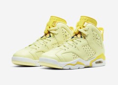 Air Jordan 6 Retro GS – CHOOSE SIZE – 543390-800 Citron Tint Diffused BG Floral