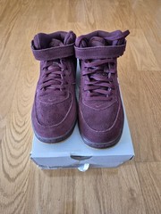 Nike Force 1 Mid LV8 (PS) Youth Size 3 Kids Shoes Burgandy 859337-600